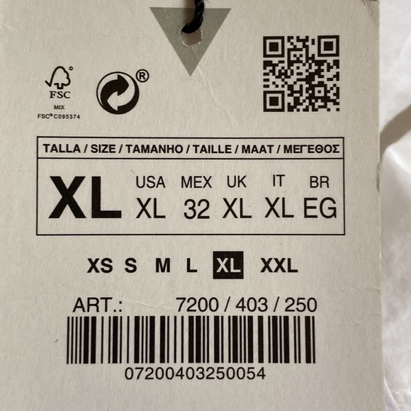 🌹NWT. Zara White Openwork embroidered V-neck Mini Dress. Size XL. - Picture 7 of 10